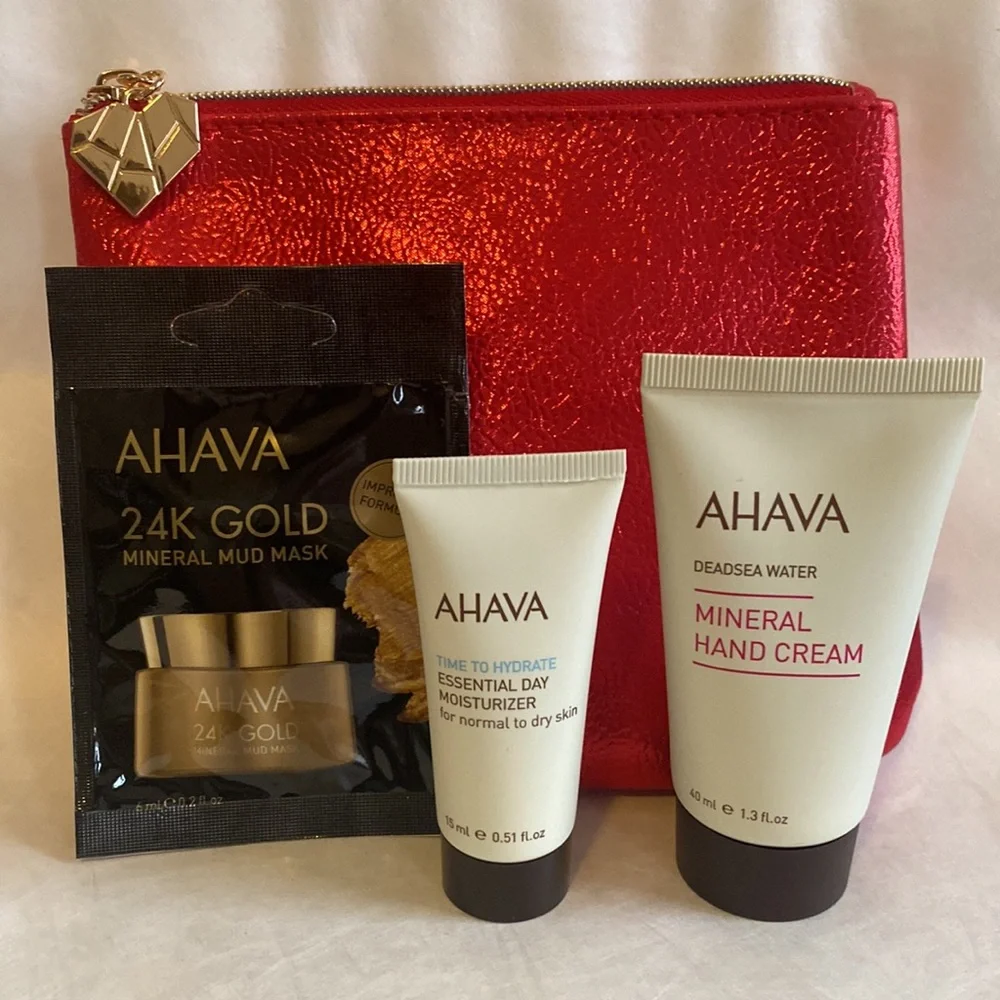 AHAVA Power of Love Affair Mineral Mud Mask Day Moisturizer Hand Cream $42